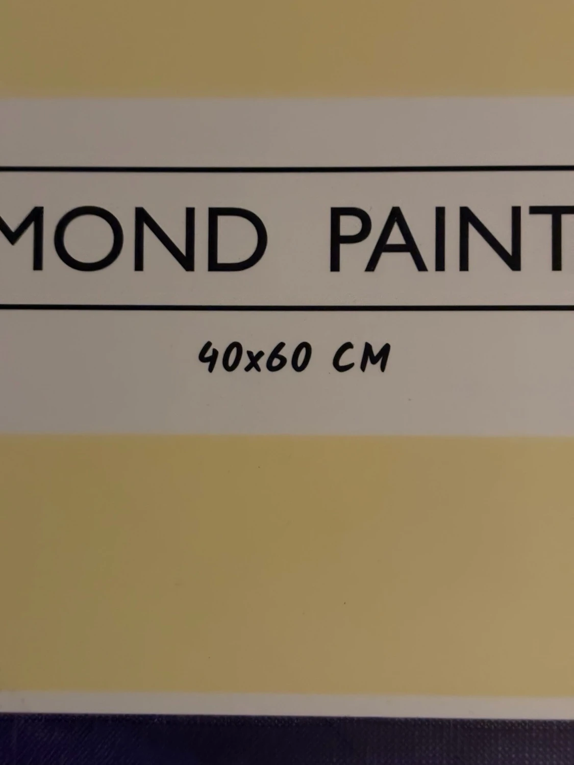 Diamond painting kit med färgglad vargmotiv - 1