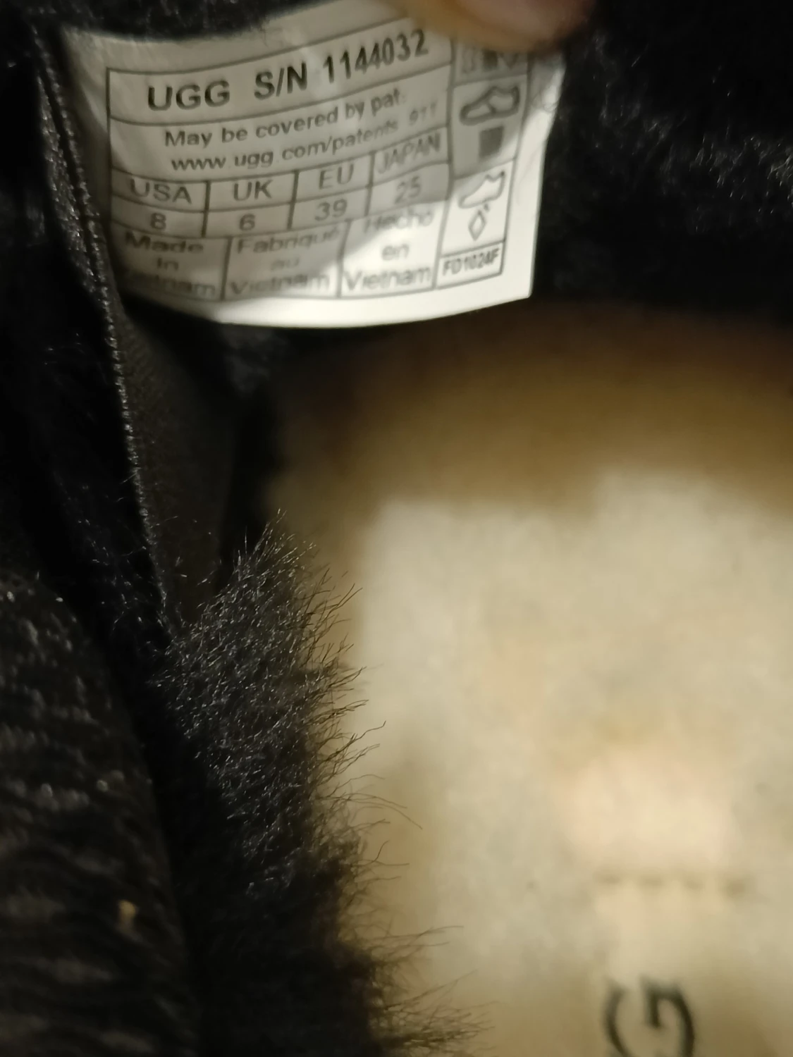 Svarta UGG lowmel boots - 5