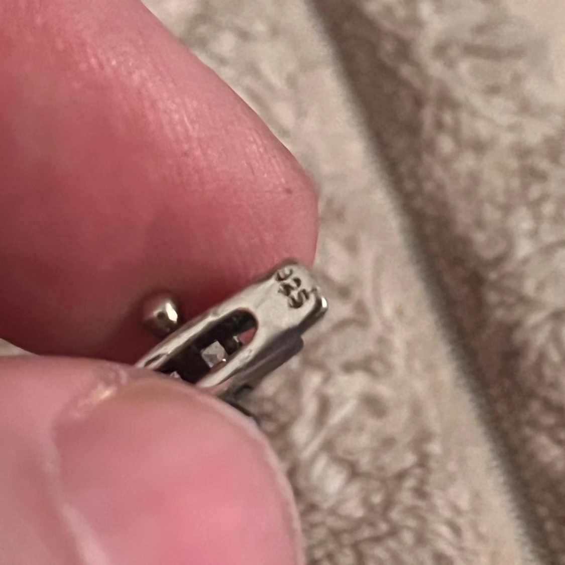 Silver925 armband med fyrkantiga stenar15carat  - 2