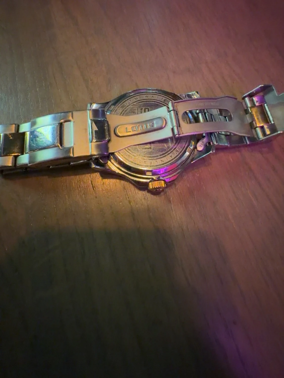 Lotus svart och silver armbandsur - 2