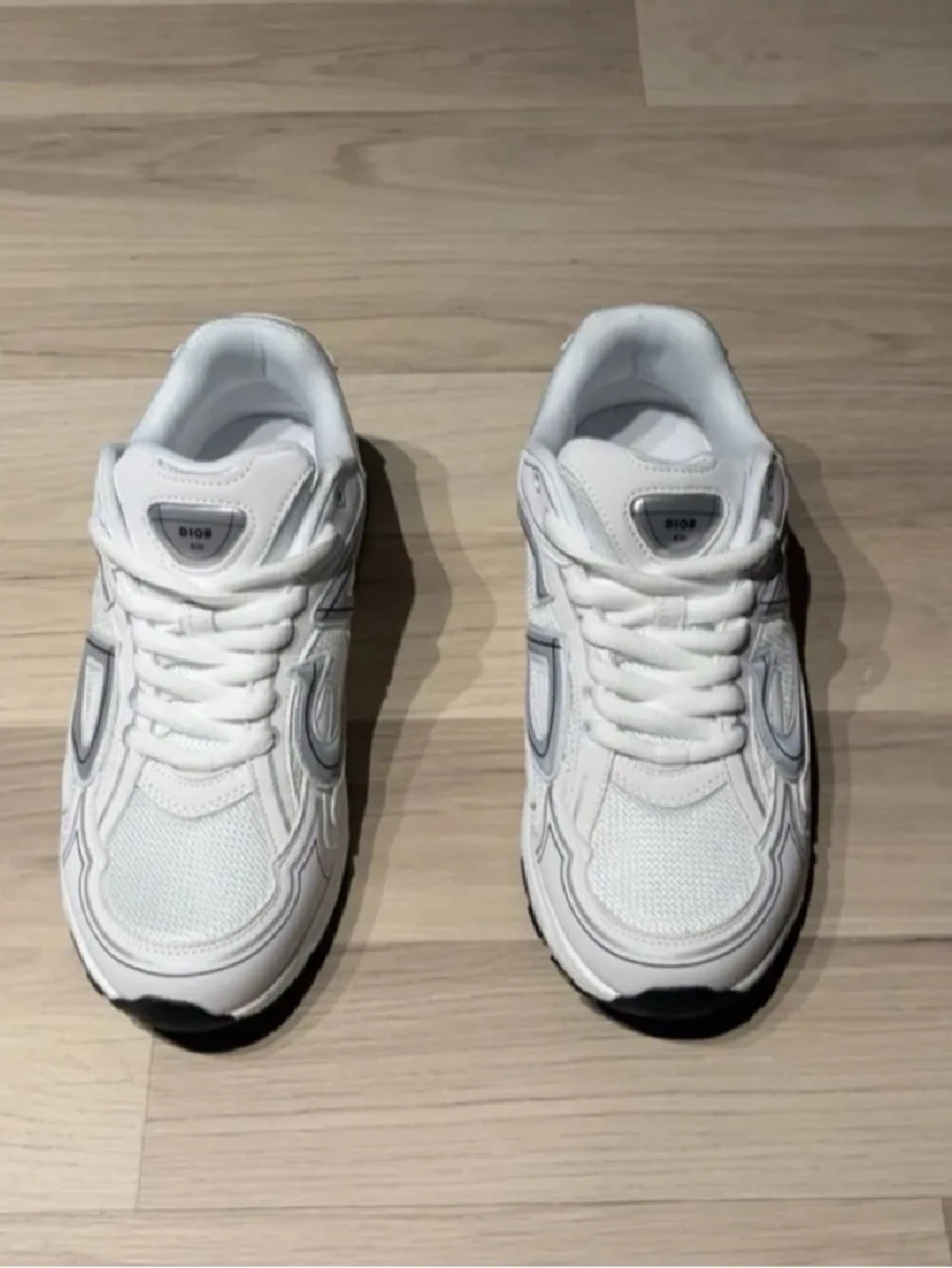Vita B30 sneakers med reflexdetaljer - 2