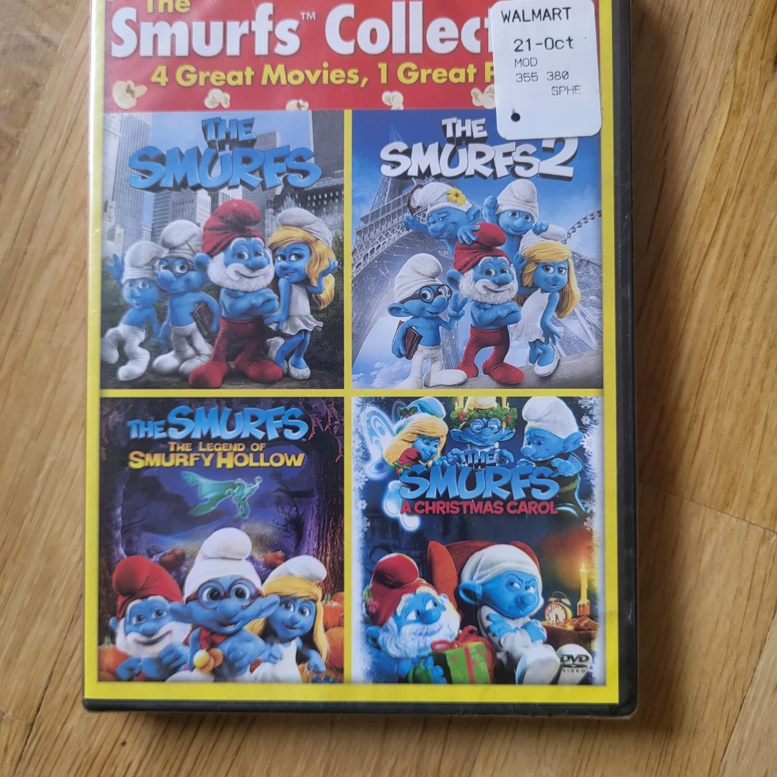 The Smurfs 4 movie collection DVD