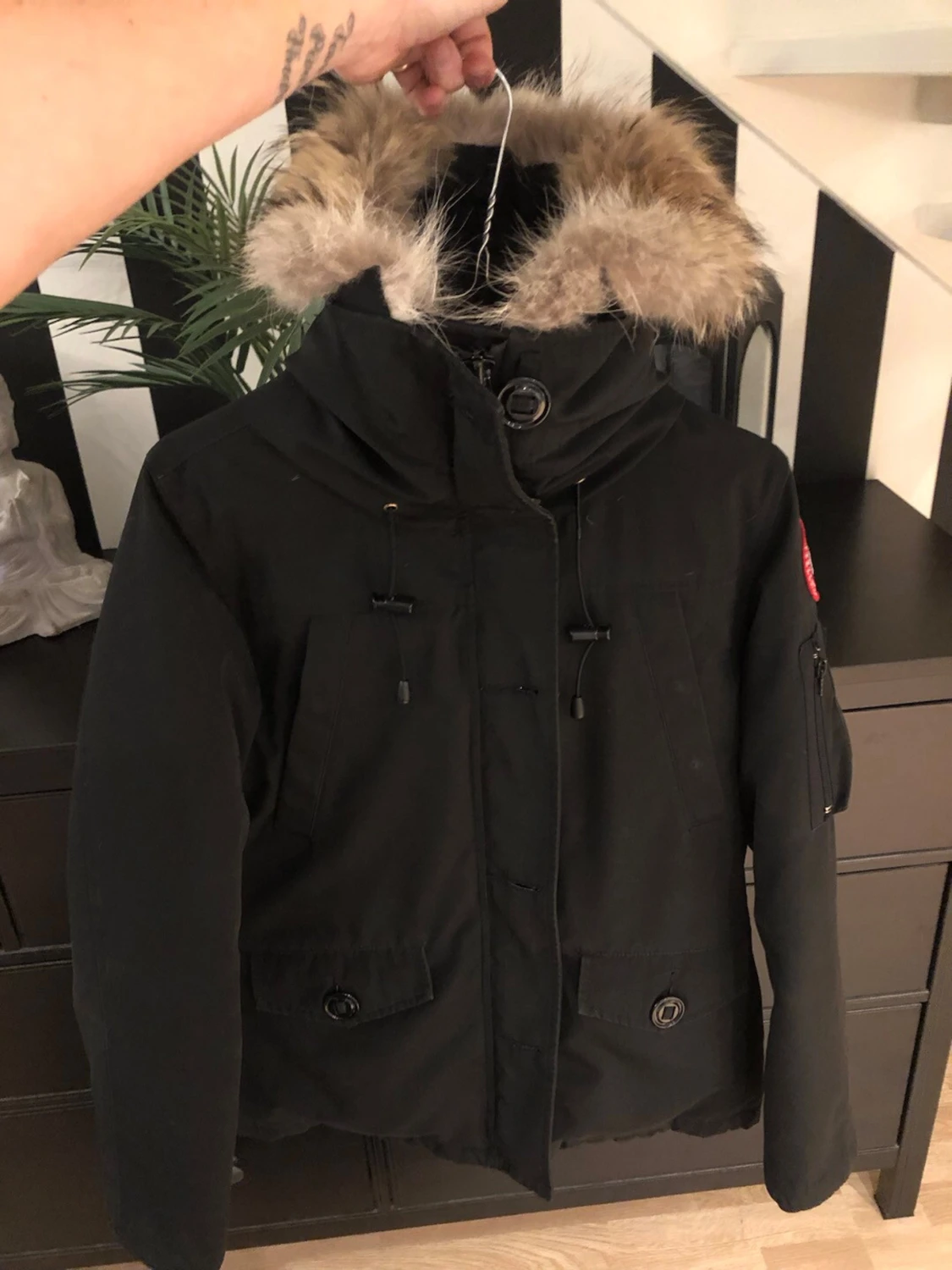 Svart dunjacka från Canada Goose *montebello* - 1