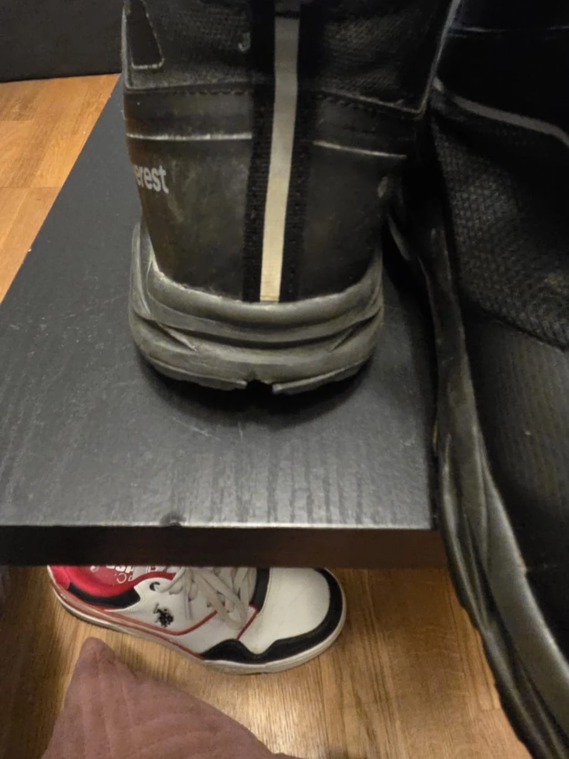 Svarta Everest kängor med snörning - 1