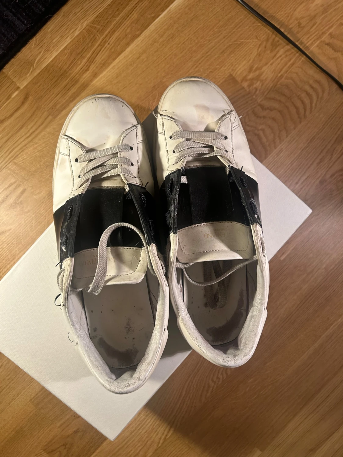 Valentino Garavani Open sneakers vit/svart - 2
