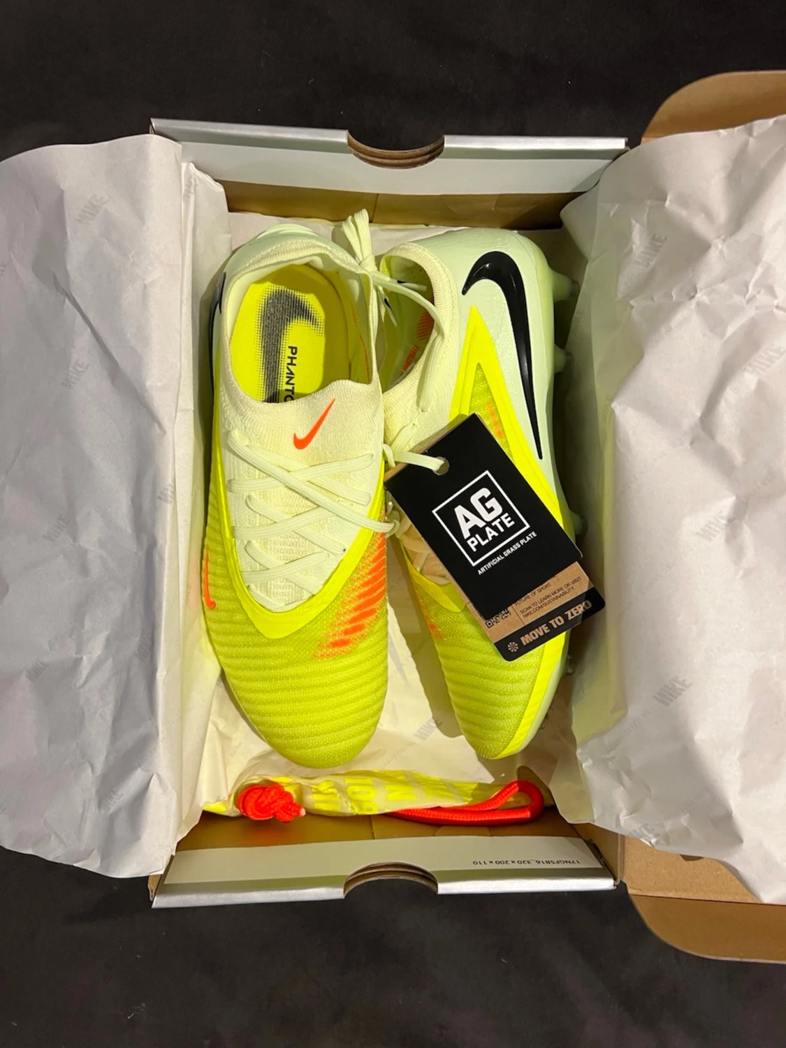 Nike Phantom AG fotbollsskor gul - 2