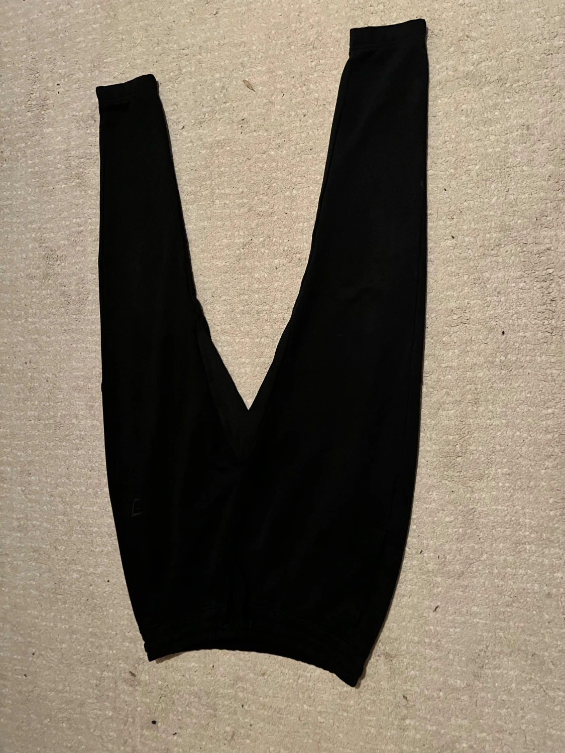 Svarta Gymshark mjukisbyxor med tryck