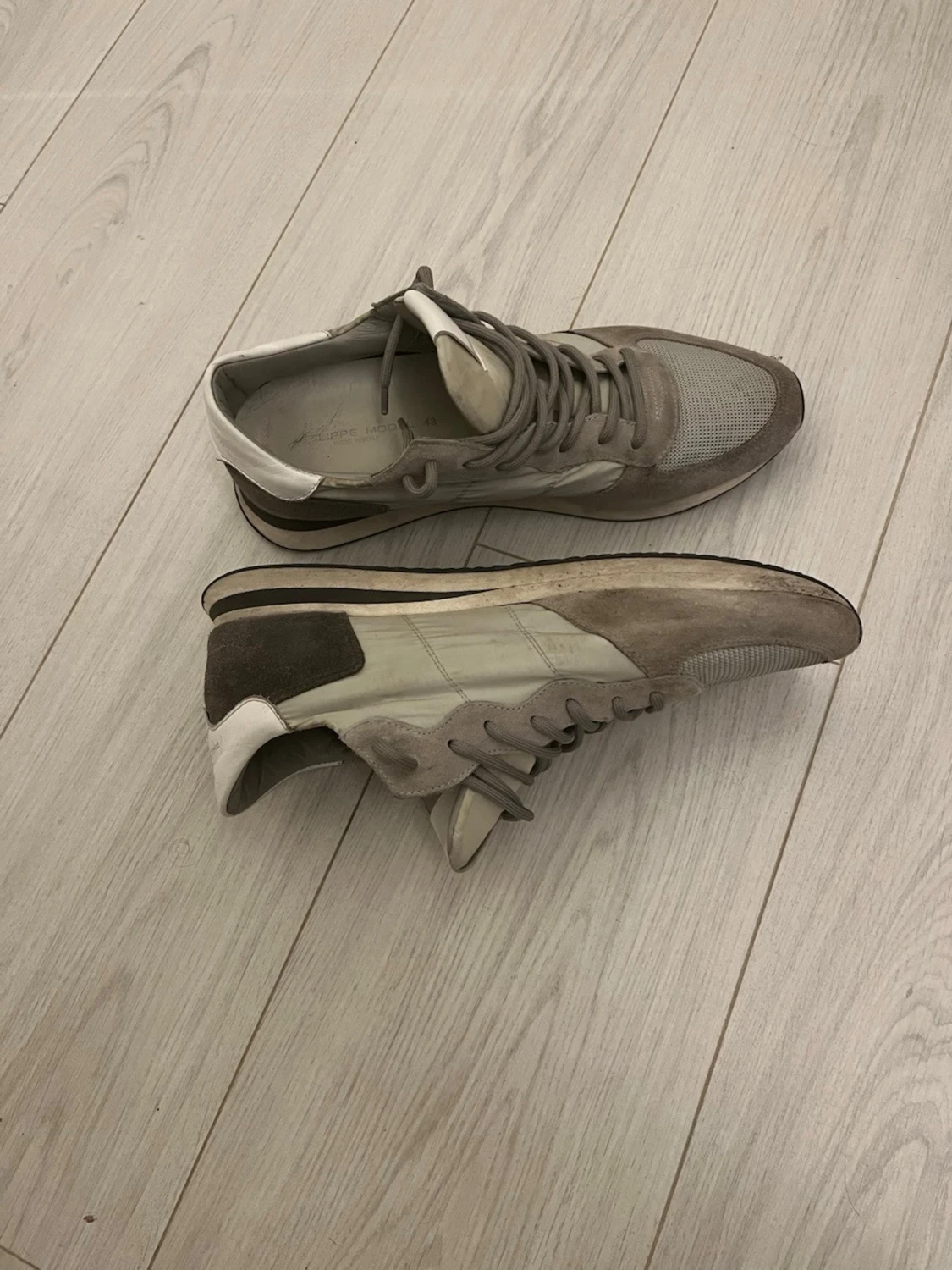 Philippe Model grå sneakers - 1