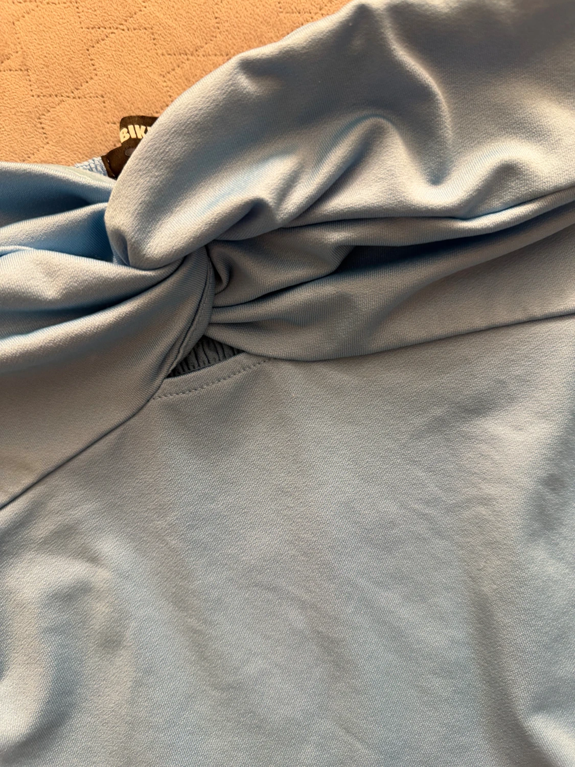 Ljusblå bandeau tubtopp från Bikbok - 1