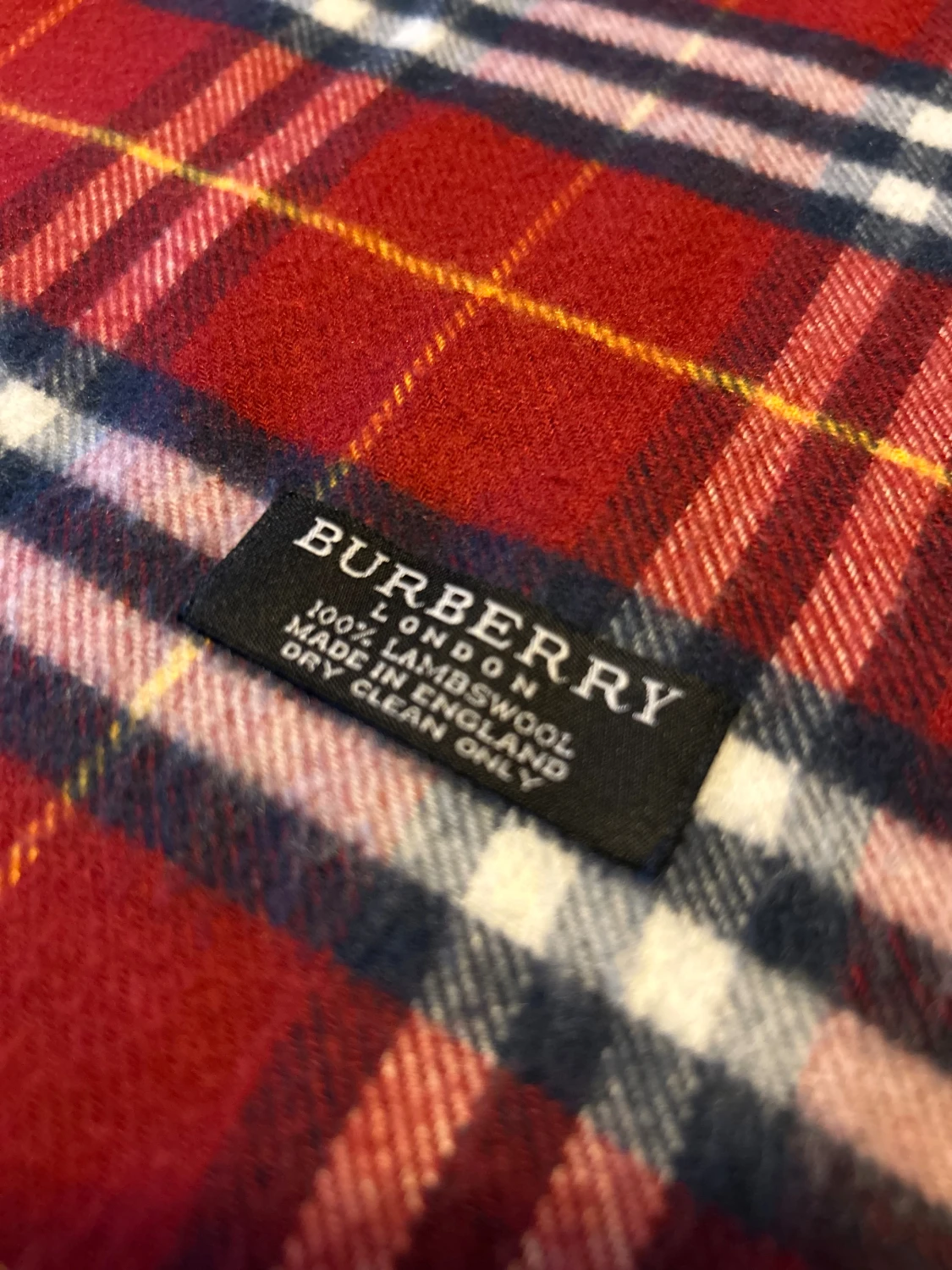 Röd Burberry Halsduk - 2