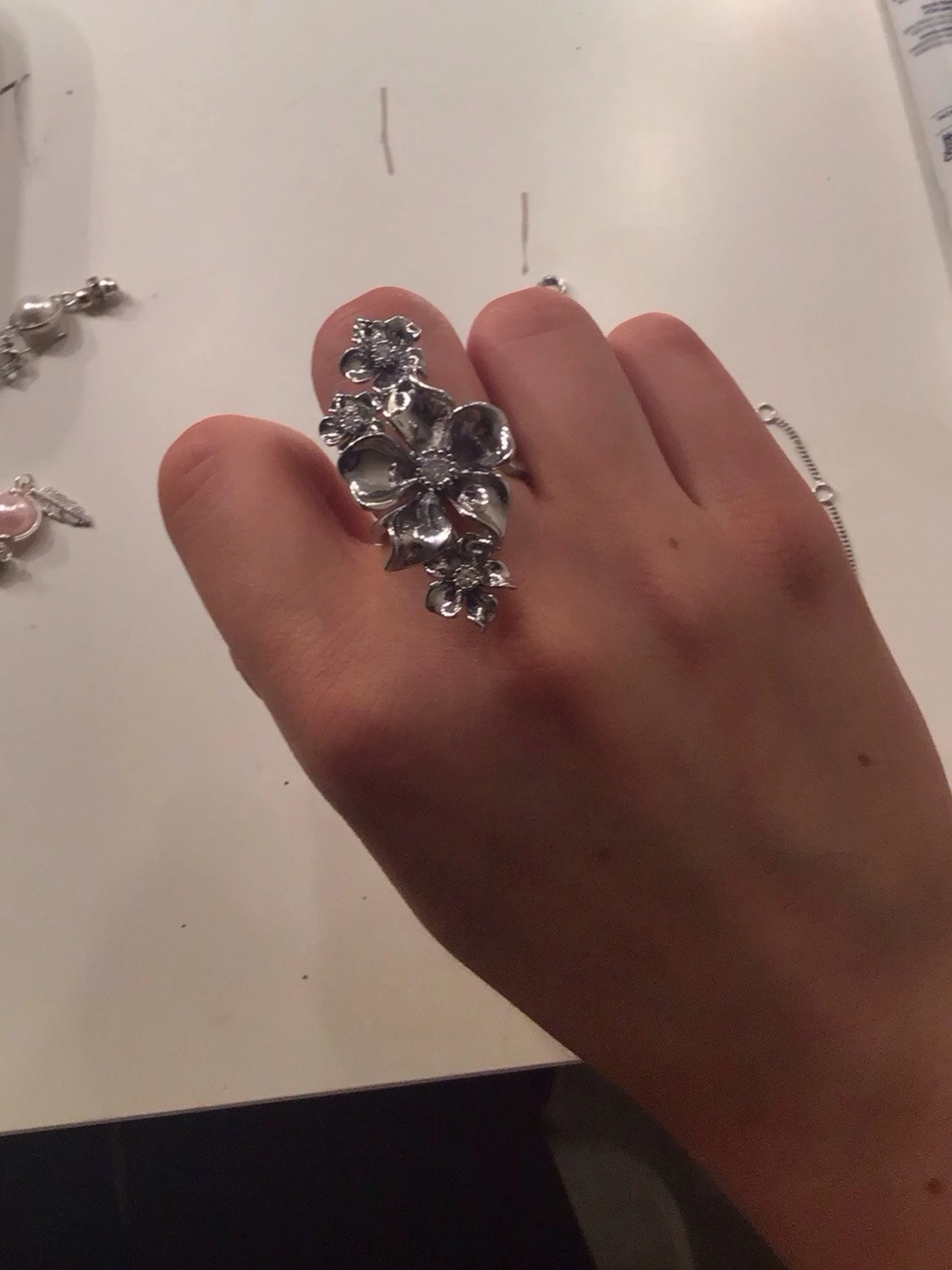 Ioaku la fleur ring i silver  - 1