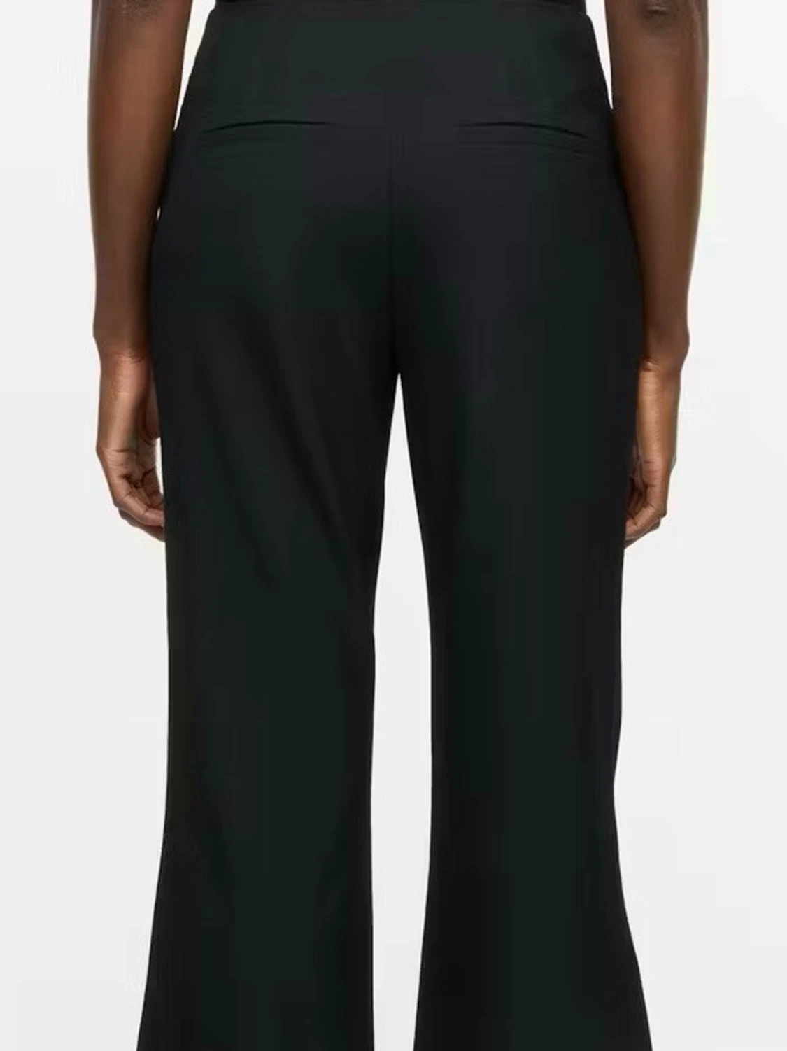 Svarta bootcut kostymbyxor - 1