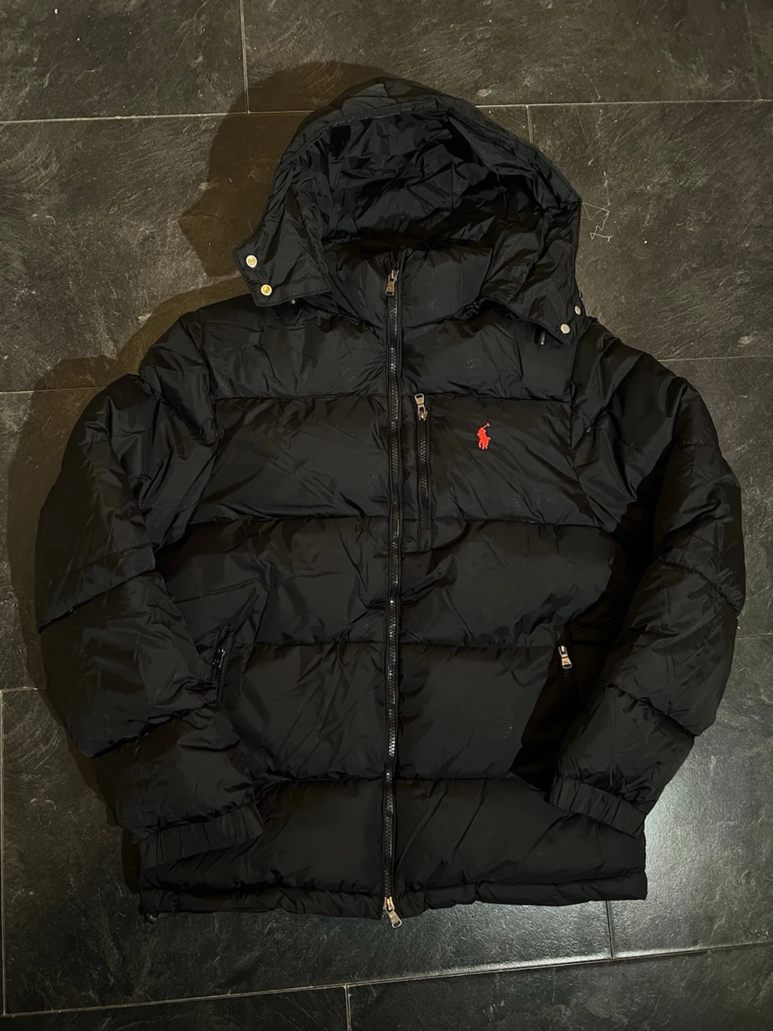 Svart pufferjacka från Polo Ralph Lauren