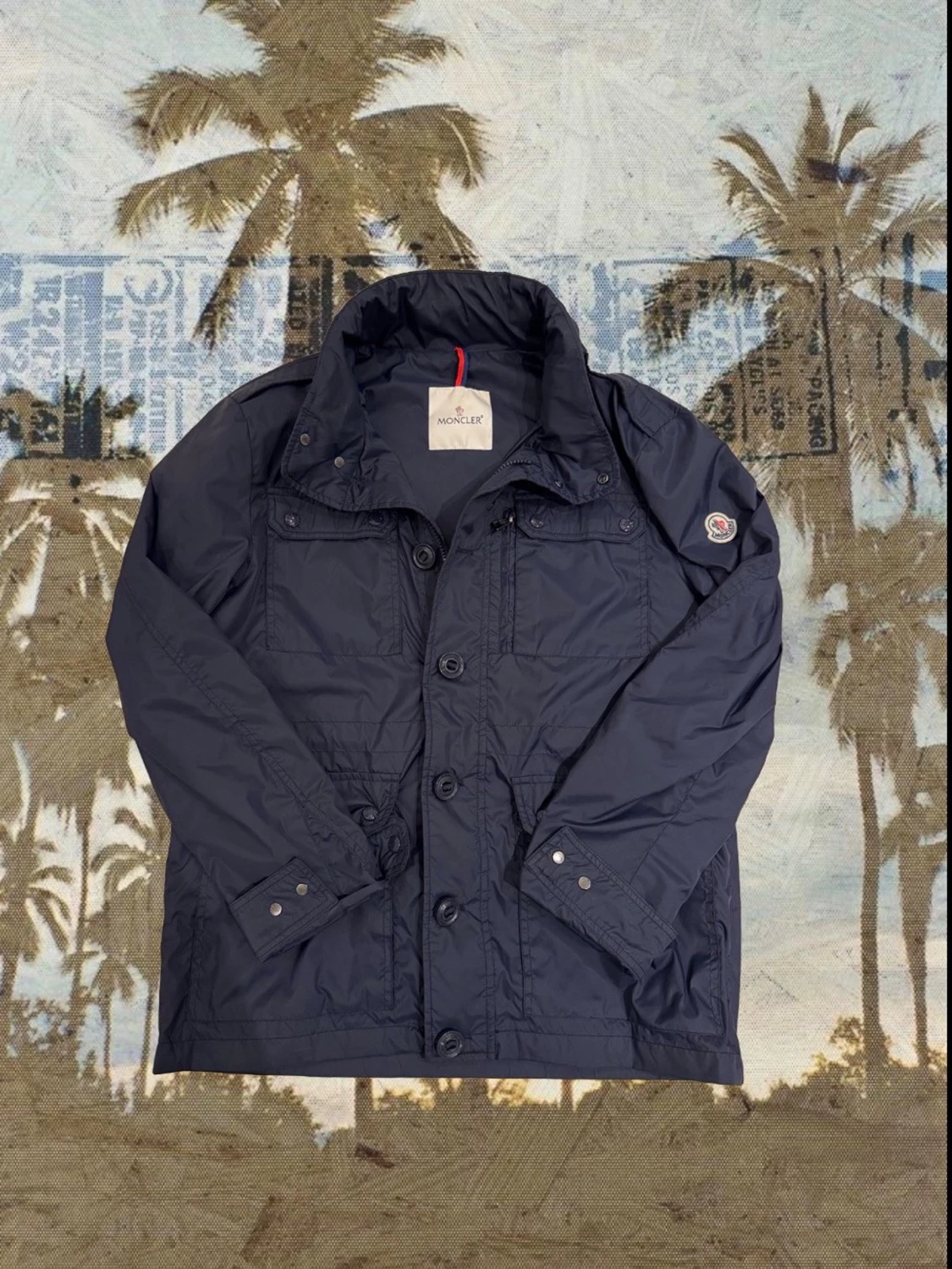 Mörkblå vindjacka från Moncler