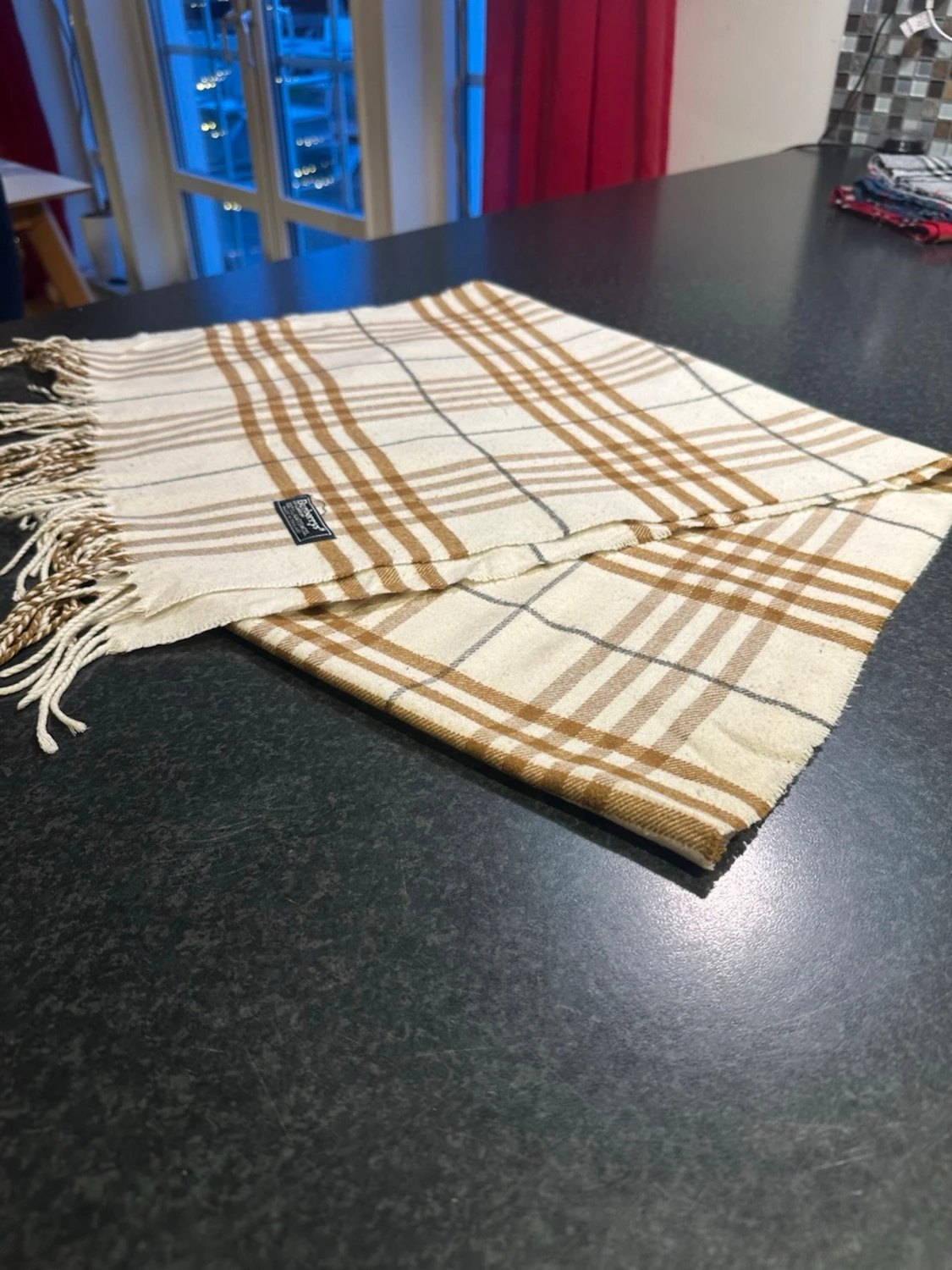 Rutig ullväst från Burberrys - 2