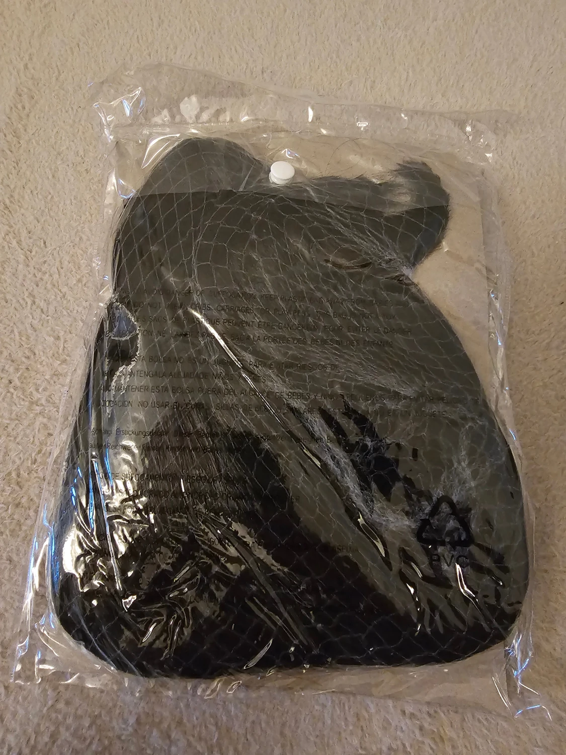 Svart lång peruk Party Wigs - 1