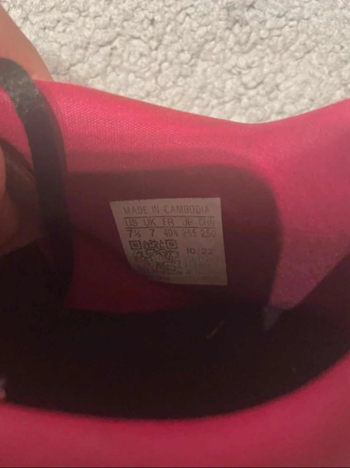 Adidas fotbollsskor svart/rosa strl 40 - 2