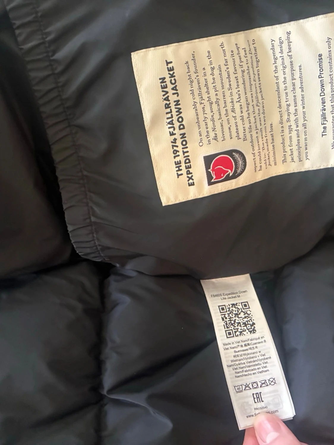 Svart Fjällräven Down Lite herr - 2