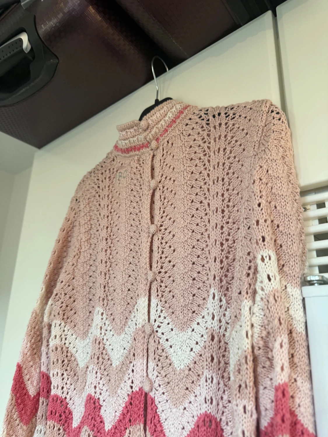 Rosa stickad polotröja Odd Molly - 6