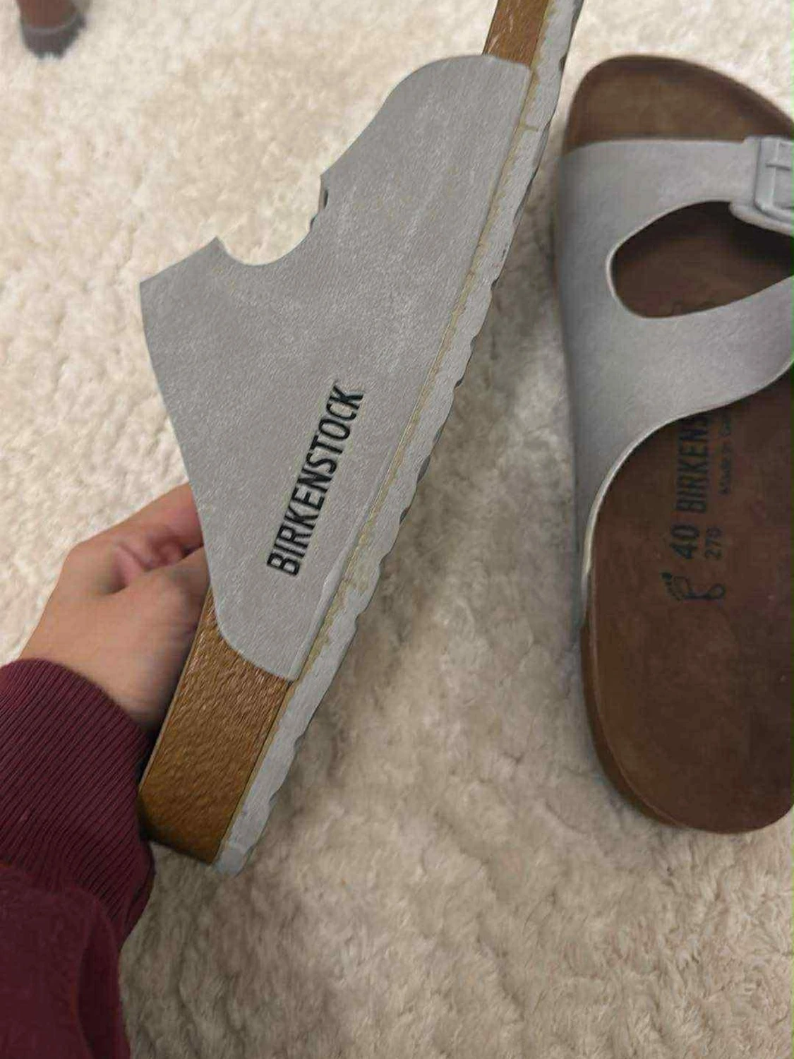 Birkenstock Arizona sandaler stone - 3