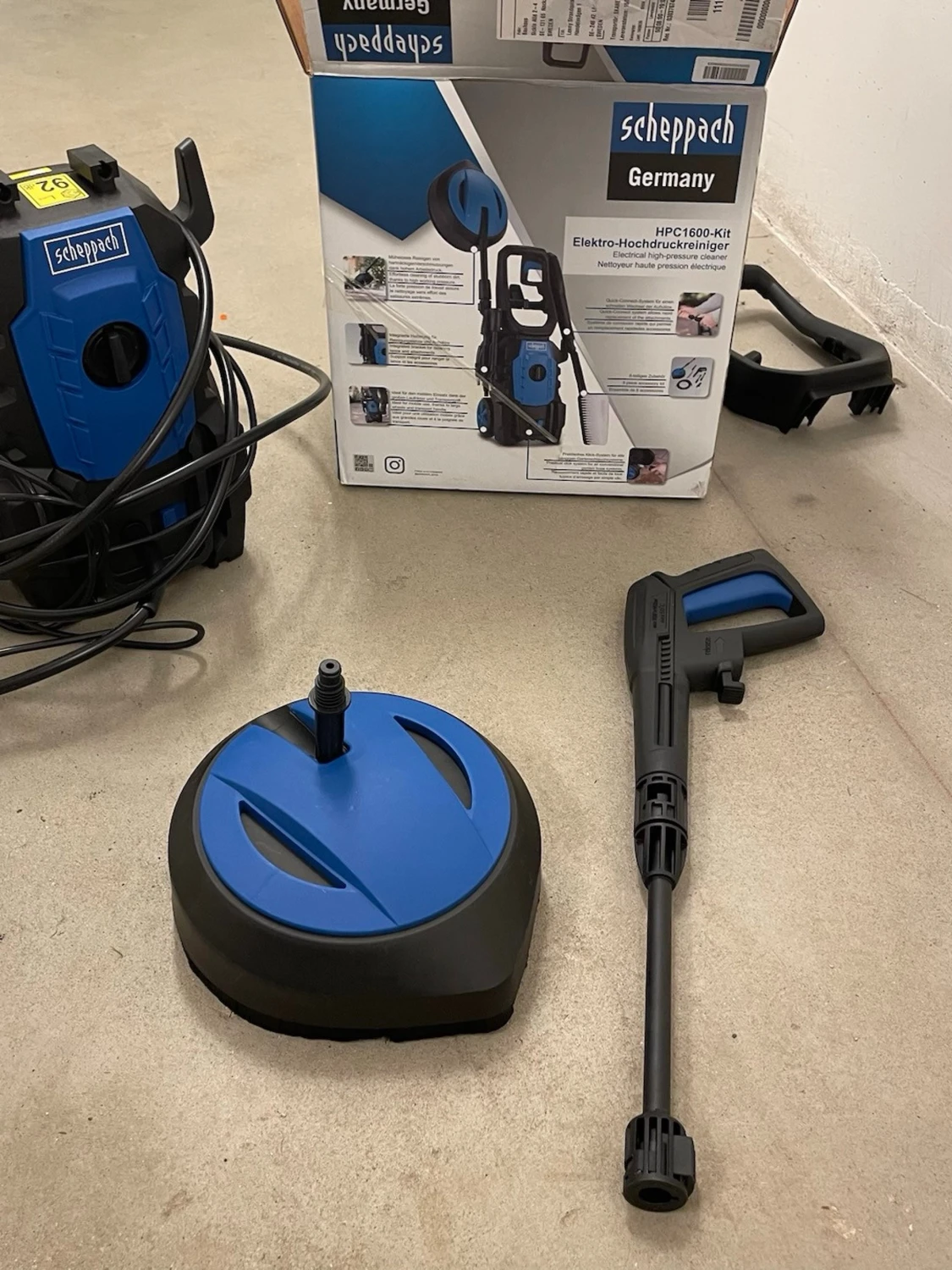 Högtryckstvätt Scheppach - 1