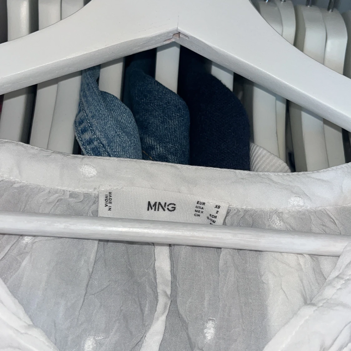 Vit blus från Mango i XS❤️ - 2