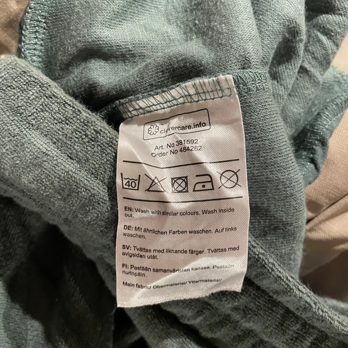 Gröna frottéshorts från SOC, storlek L - 1