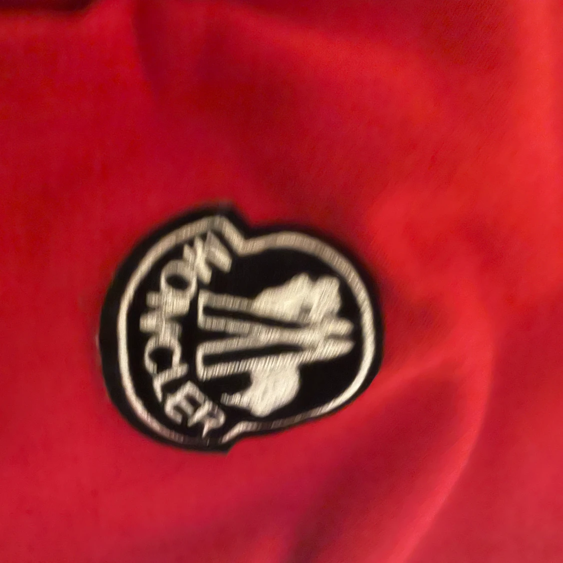 Röd Moncler sweatshirt XL - 3
