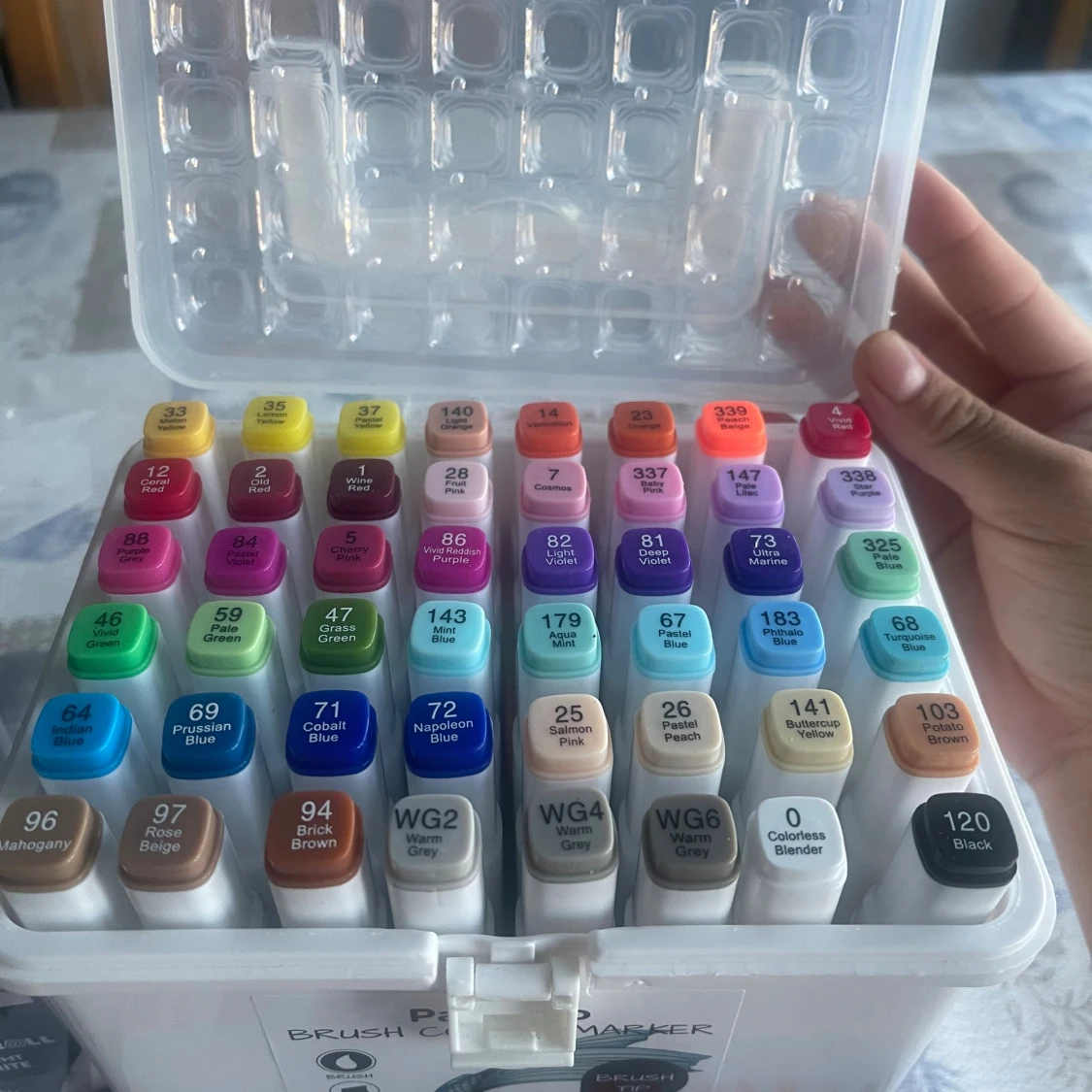 Brush Colour Marker 48 pcs - 1