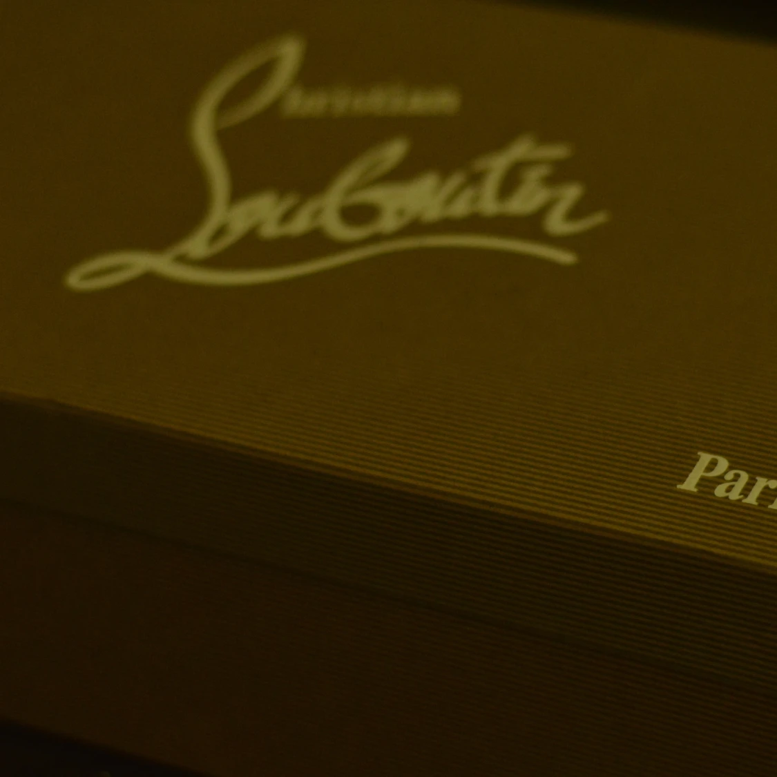 Mörkblå Christian Louboutin sneakers - 1