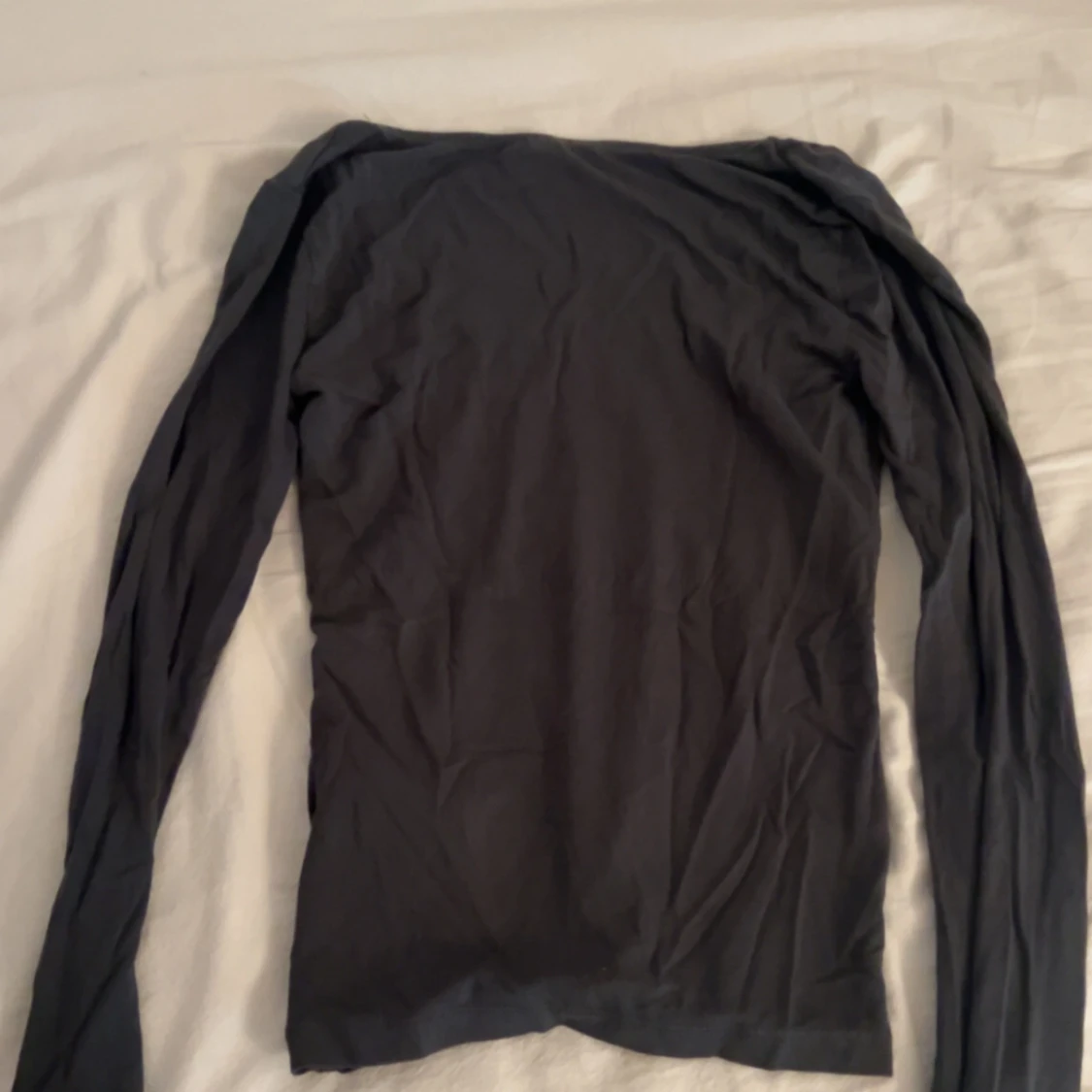 Mörk grön långärmad topp Gina Tricot - 1