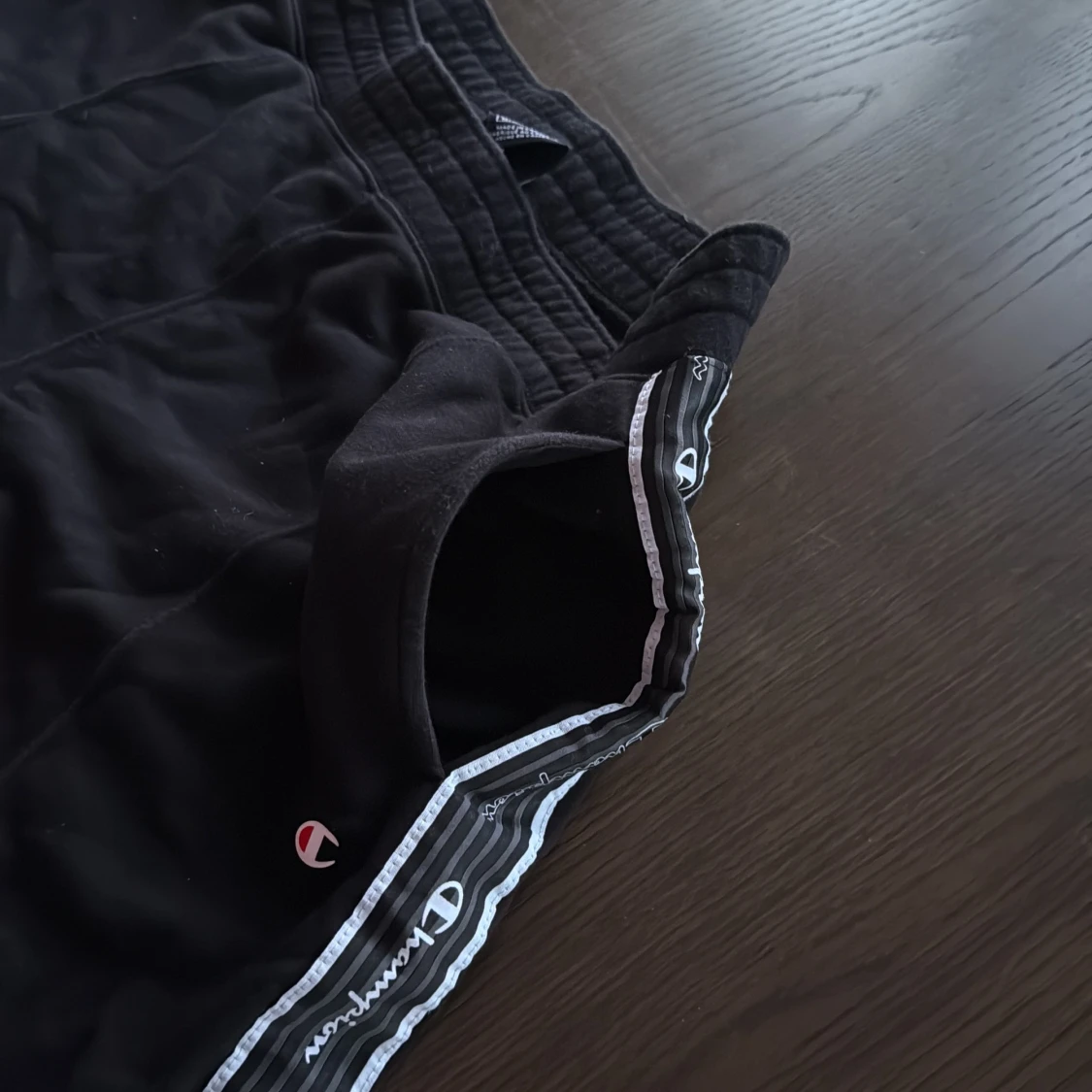 Svarta Champion shorts med logoband - 2