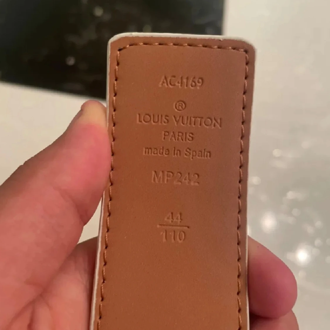 Vit L,v bälte 110cm - 3