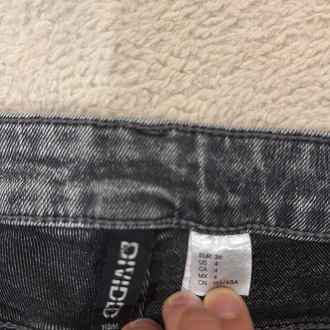 Grå jeans från H&M Divided, strl 36 - 3