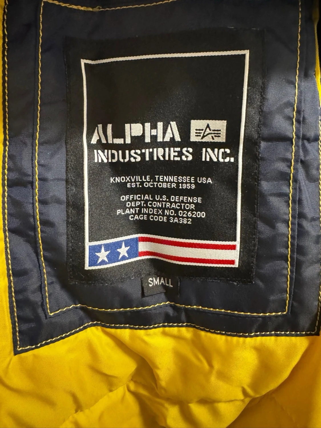 Mörkblå jacka , Alpha industri - 5