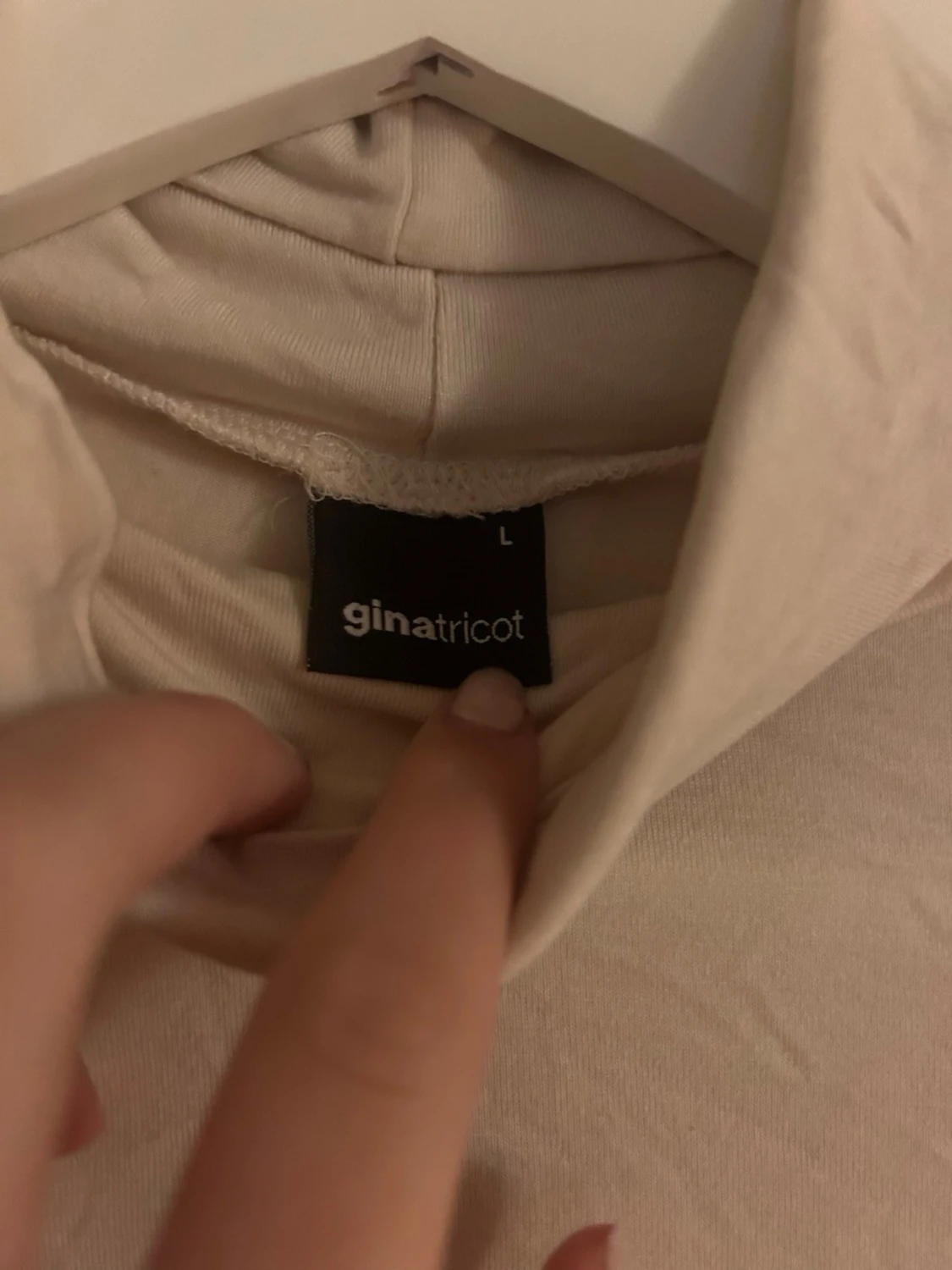 Beige polo tröja  - 1