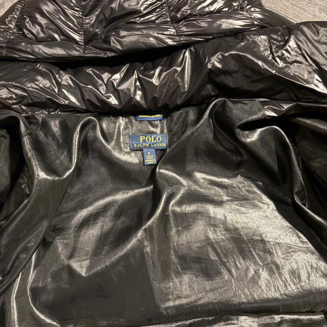 Ralph Laurens Svart puffer dunjacka med huva - 2