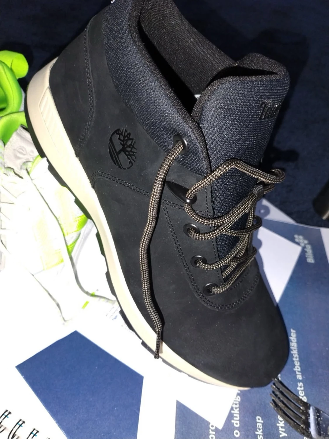 Svarta kängor från Timberland