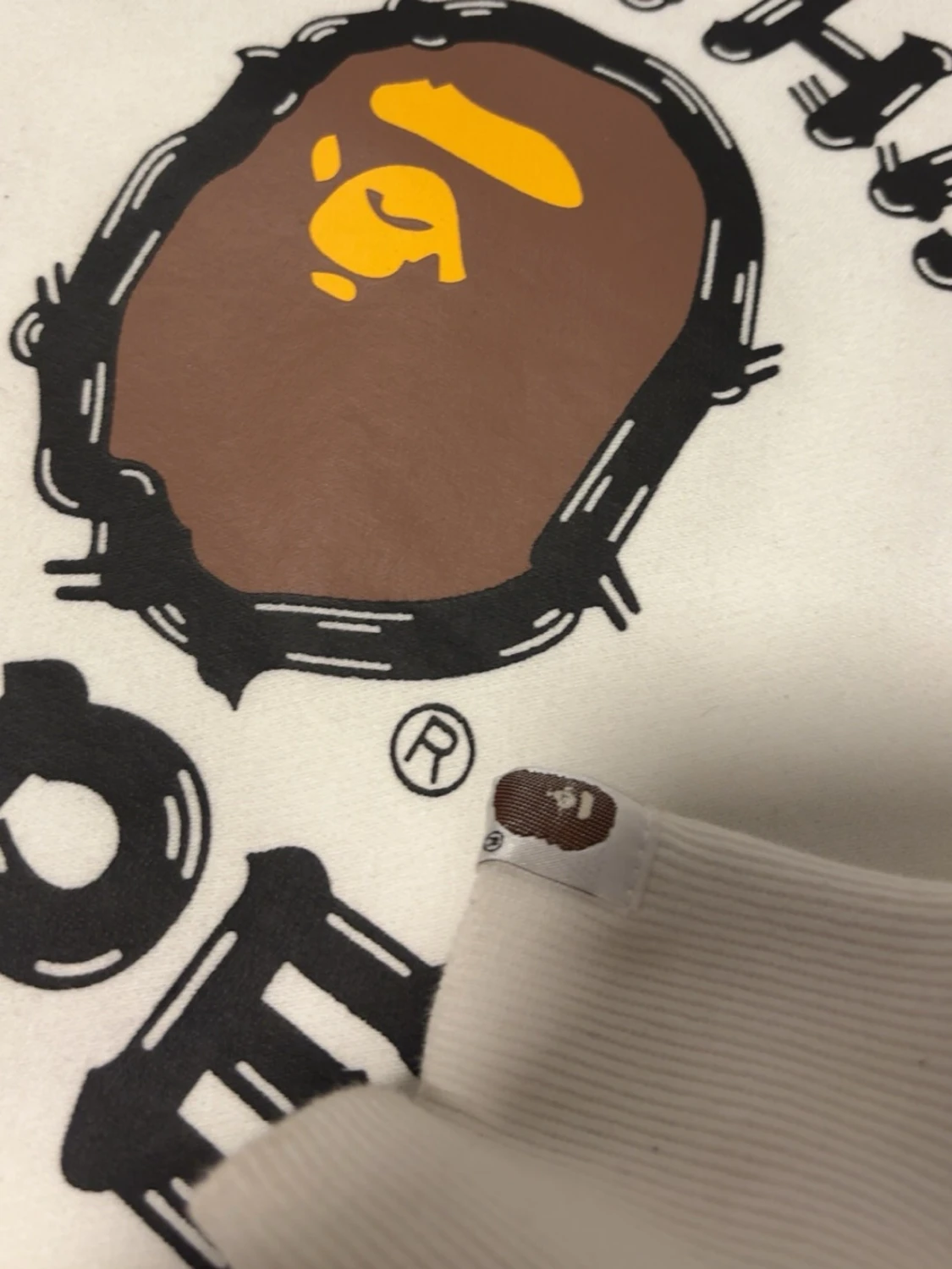 Vit sweatshirt från A Bathing Ape - 3