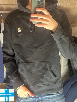 Polo Bear Hoodie -  Säljer denna riktigt snygga polo Ralph Lauren Hoodien. Hoodien är i storlek M och den är i bra skick utan några defekter. Bara att skriva över frågor och funderingar.