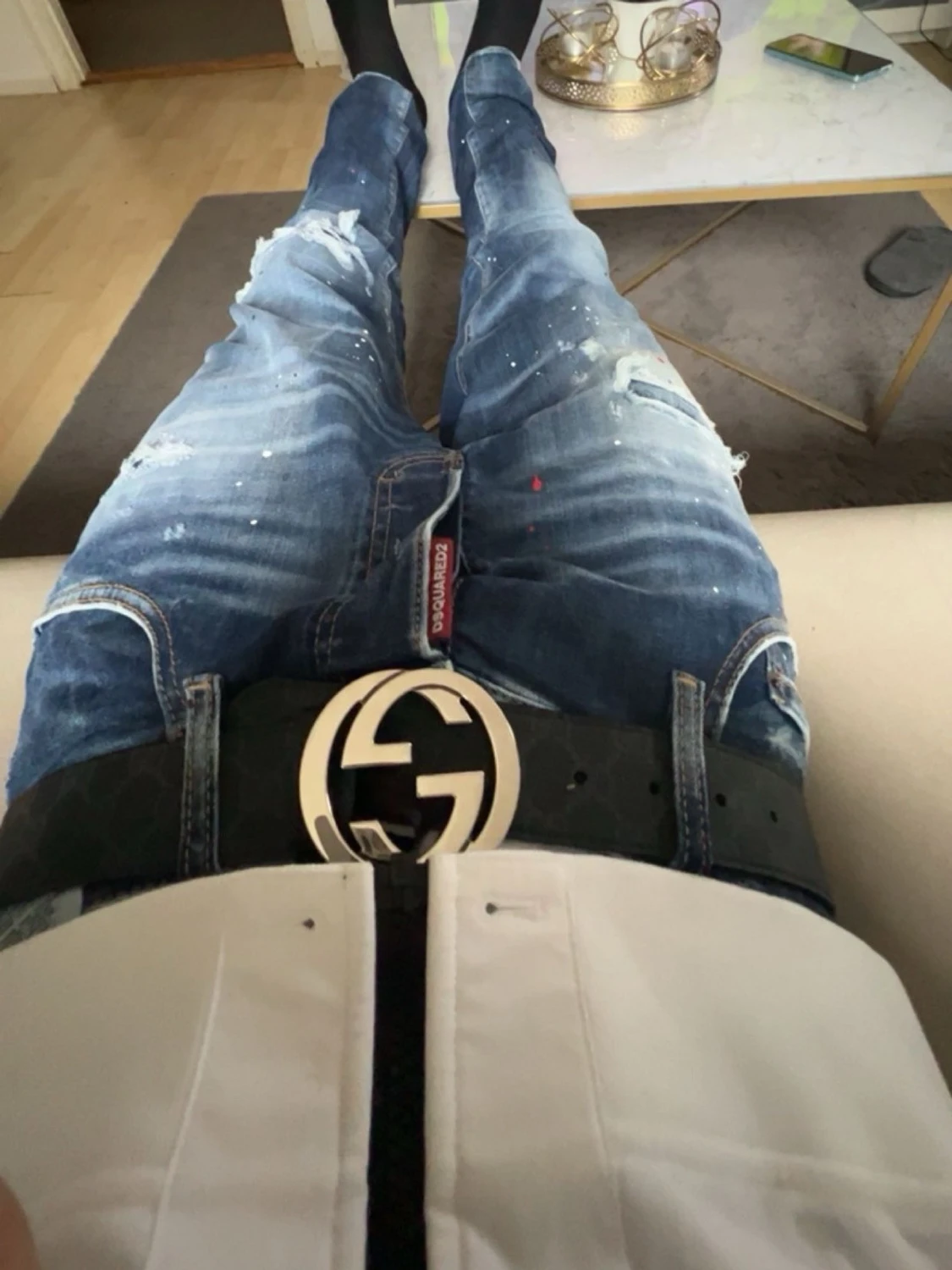 Blå Dsquared2 Super Twinky Jeans