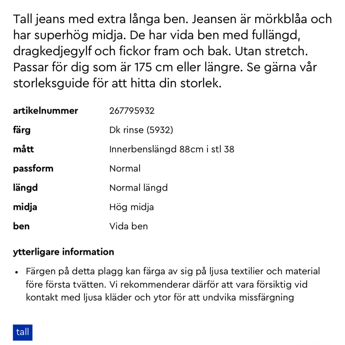 Ginatricot high and wide tall jeans - 2