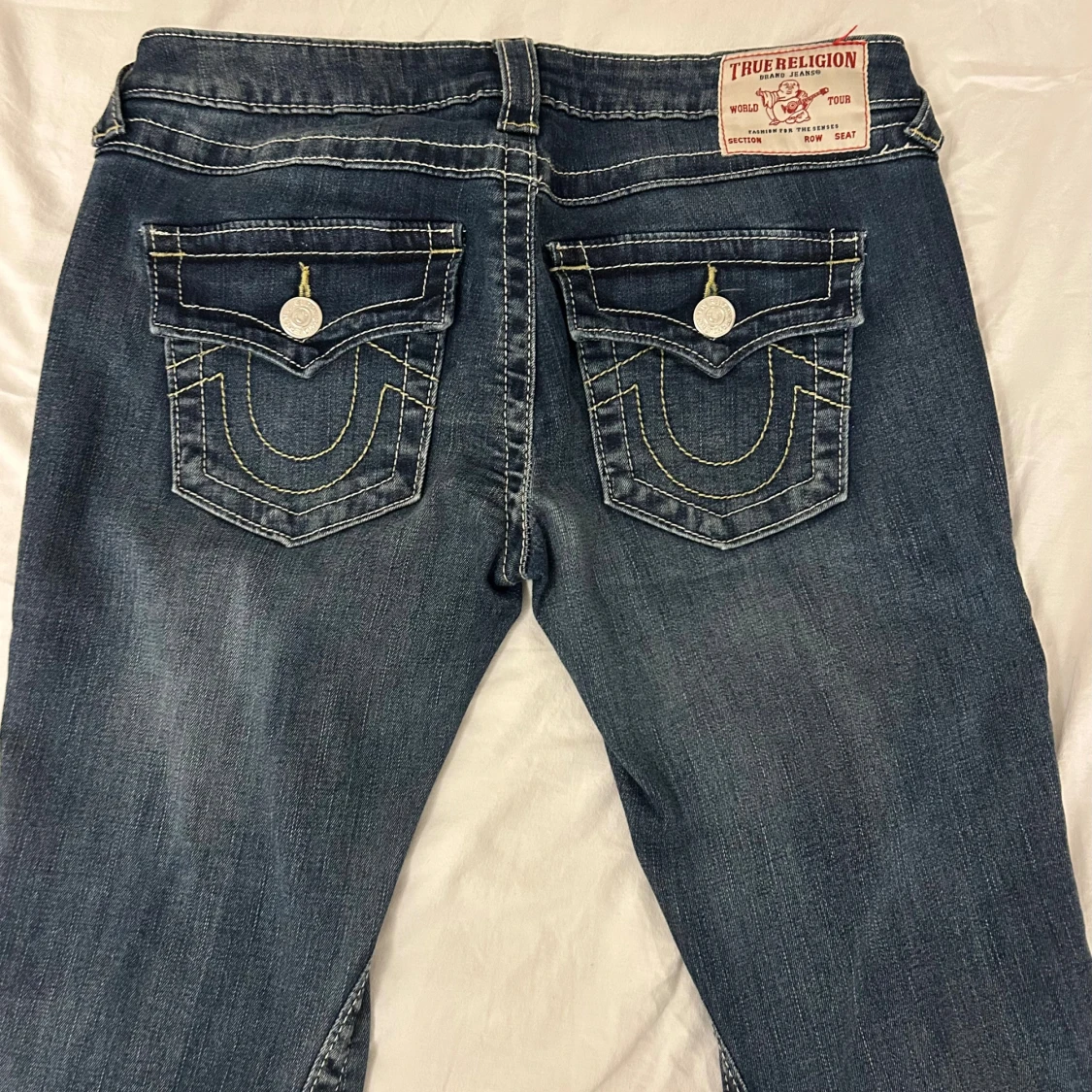 True Religion Joey Low Rise Flare Jeans - 1