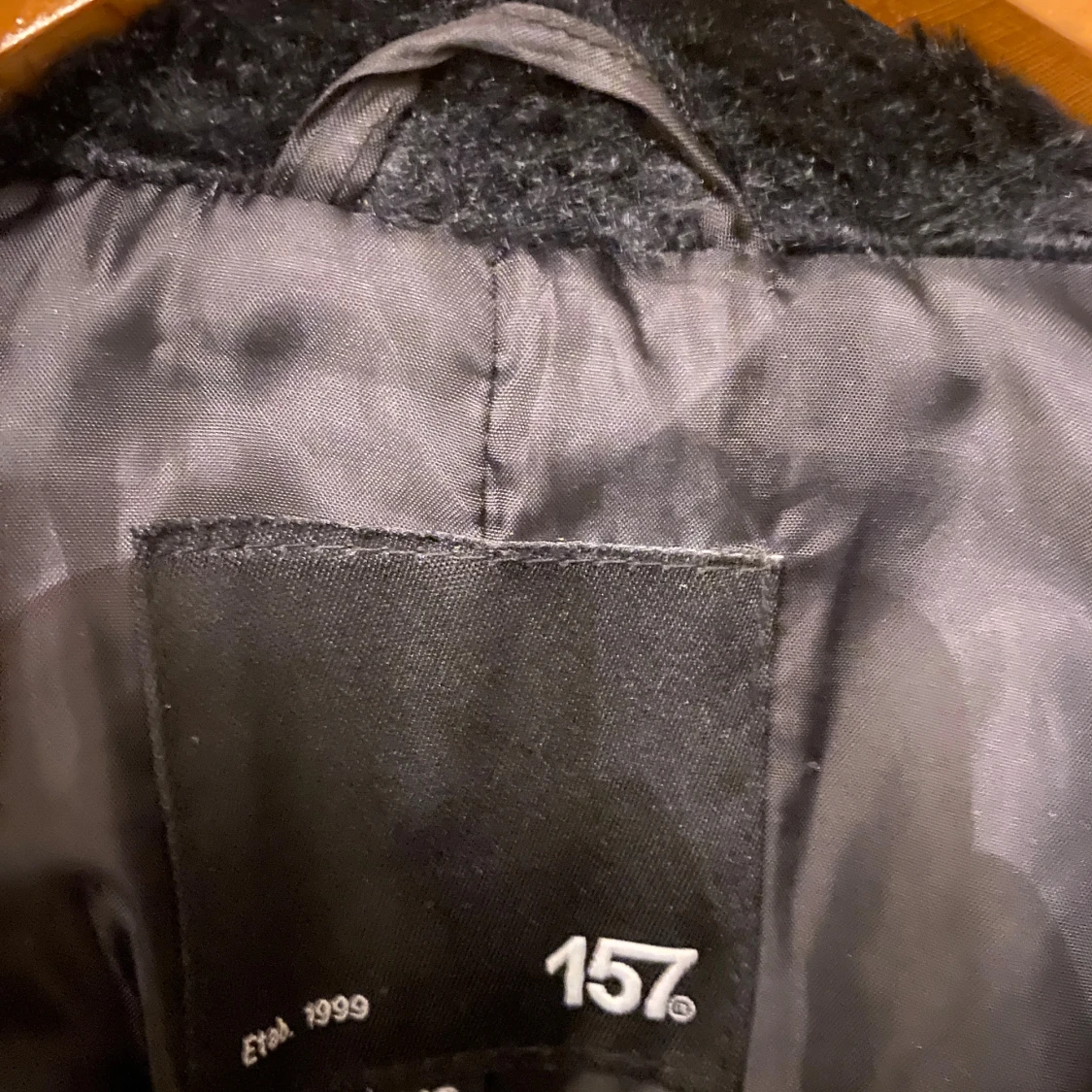 Svart pälsjacka från 157 - 1