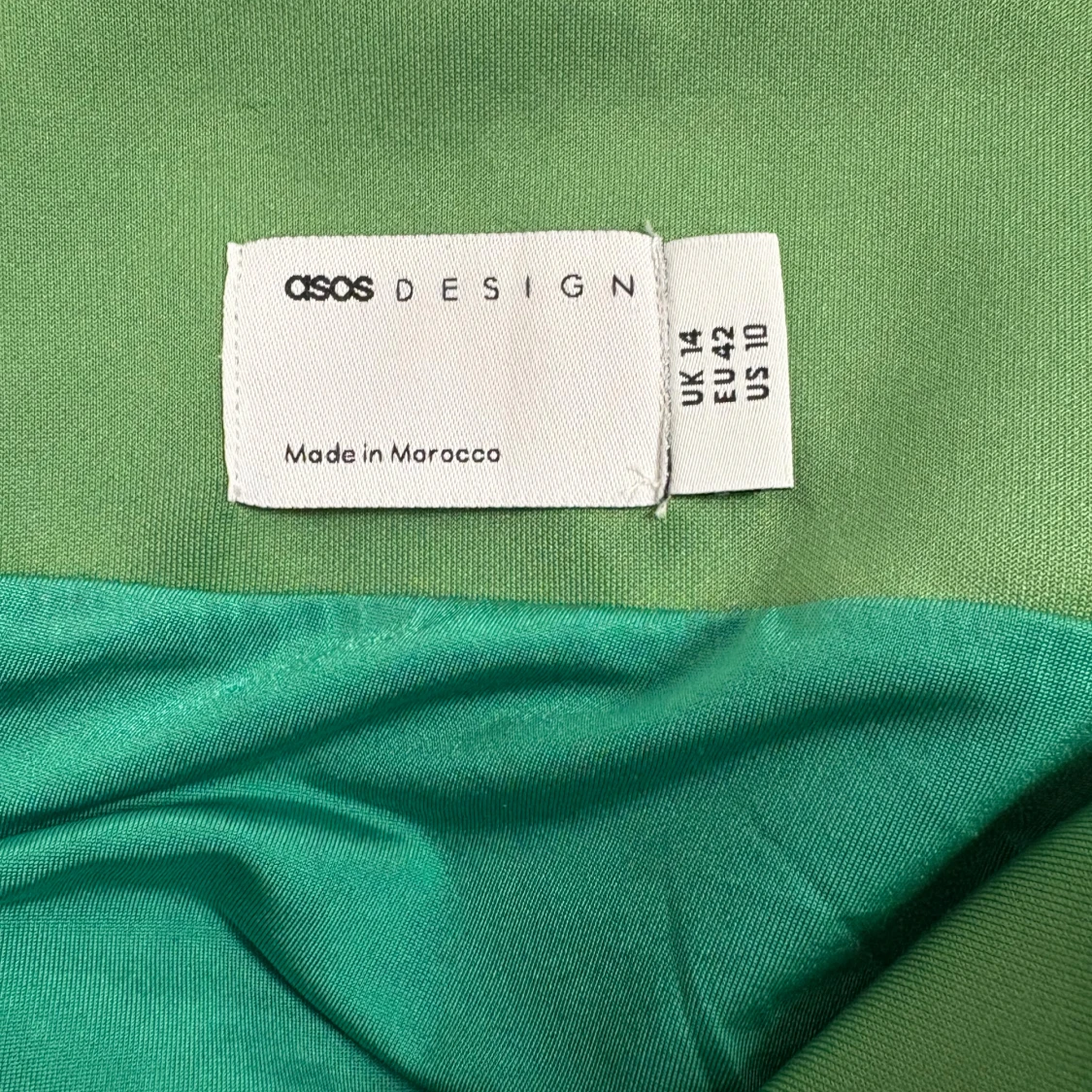 Grön långklänning asos design - 4