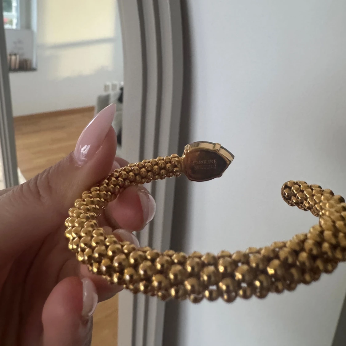 Guldarmband Caroline Svedbom med kristall - 2