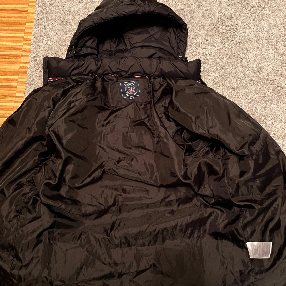 Svart pufferjacka Vinson Polo Club - 3