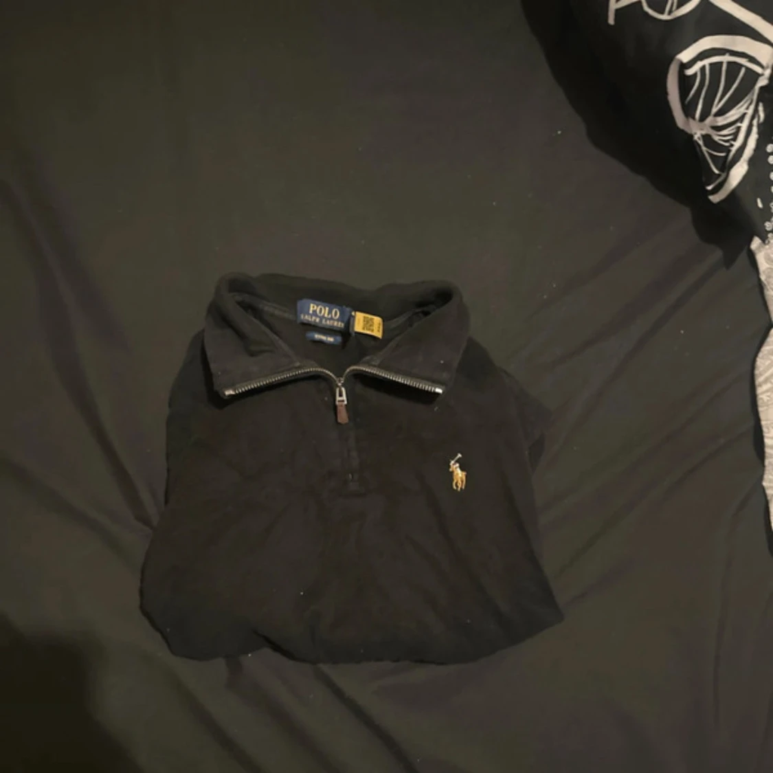 Svart half zip tröja från Polo Ralph Lauren