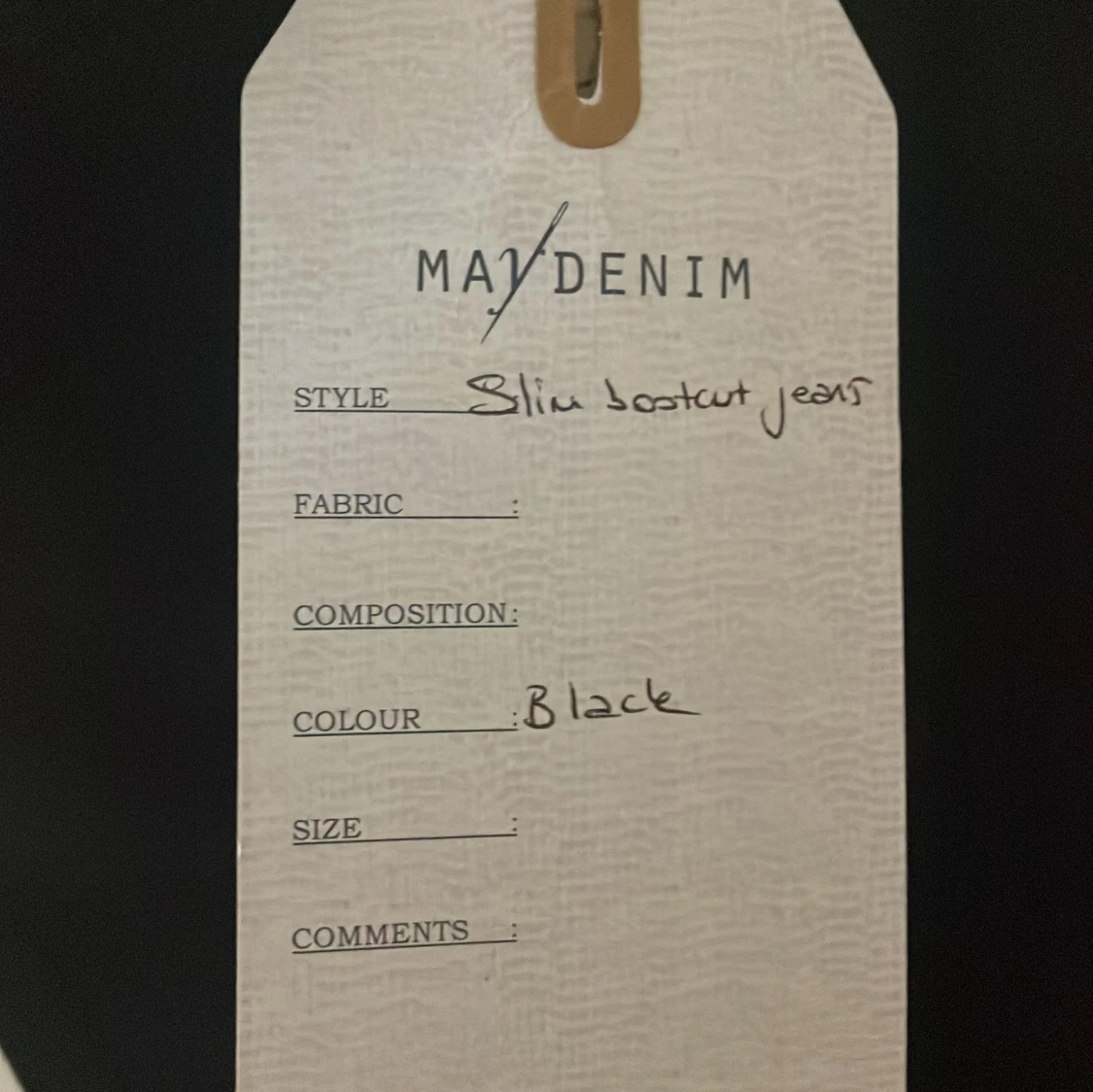 Svarta slim bootcut jeans från g perfect - 2