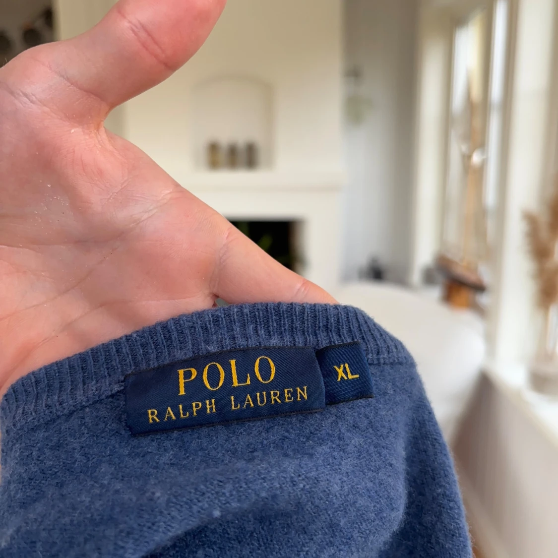 Blå stickad tröja Polo Ralph Lauren  - 2